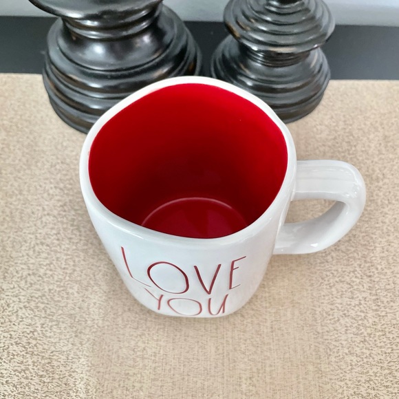 NEW Rae Dunn LOVE YOU Ceramic Mug - Picture 2 of 2